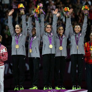 U.S. Women's Gymnastic Team, Aly Raisman, Gabby Douglas, Jordyn Wieber, McKayla Maroney, Kyla Ross U.S. Women's Gymnastic Team, Aly Raisman, Gabby Douglas, Jordyn Wieber, McKayla Maroney, Kyla Ross